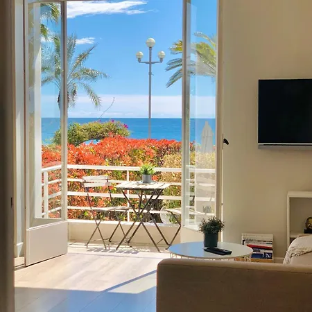 Appartement Stunning Flat With Sea View & Garden On Promenade Da Nice