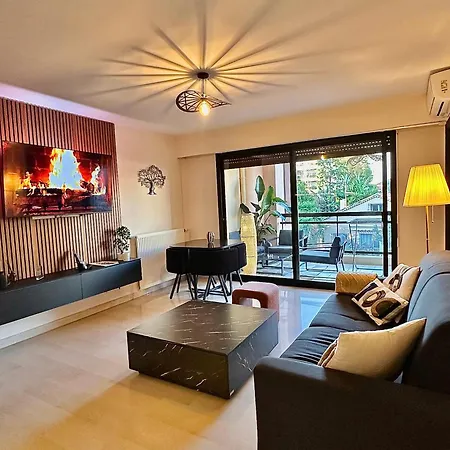 Apartment Superbe Climatise Avec Piscine, Terrasse Et Parking Prive - Proche Promenade Des