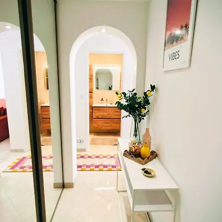 Modern Gem 200m From Beaches With Balcony, Ac And Tram Nice