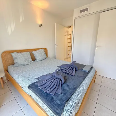 4-person - Air Conditioning And Pool Apartment Nice