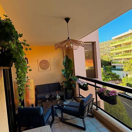 Superbe Climatise Avec Piscine, Terrasse Et Parking Prive - Proche Promenade Des Apartment Nice