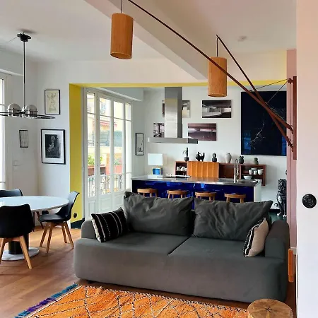 Appartement Design Et Art - Proche Centre Et Terrasse Nice