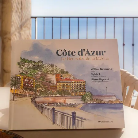 #22 Staywiz Us - Duplex Panoramic Sea View 2bdr, Ac, Swimpool, Parking, Petanque Apartment Nice