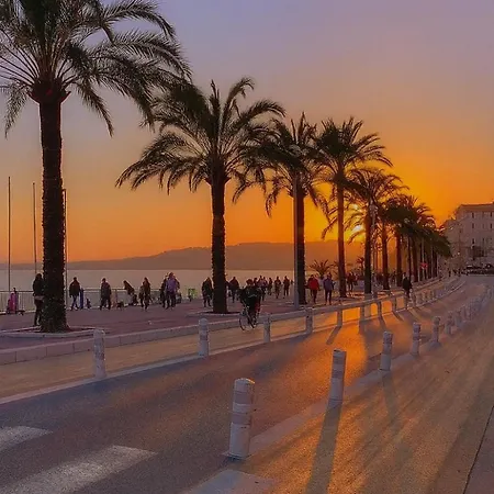Superbe Climatise Avec Piscine, Terrasse Et Parking Prive - Proche Promenade Des Apartment Nice