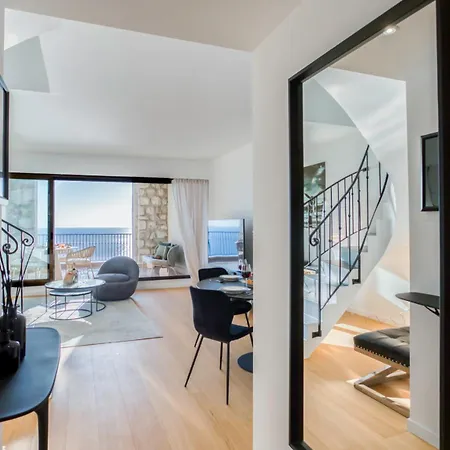 #22 Staywiz Us - Duplex Panoramic Sea View 2bdr, Ac, Swimpool, Parking, Petanque Apartment *