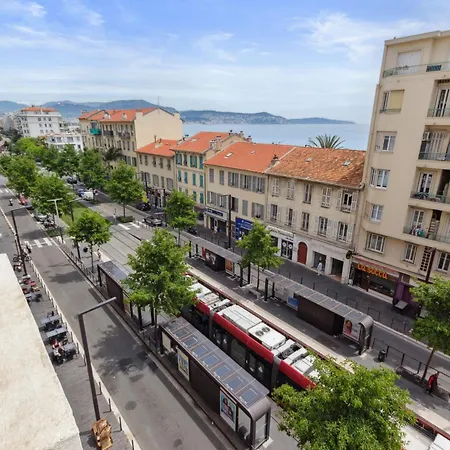 L'azur - Vue - Clim - Tram - Wifi - Aéroport Nice