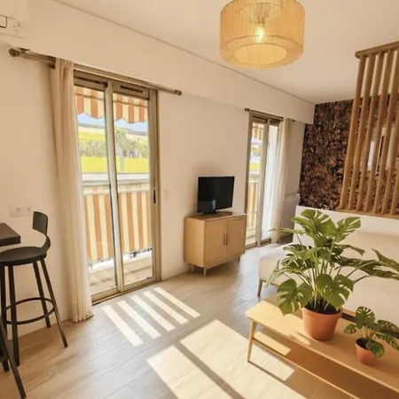 Apartment New - Golden Square - Large One-bedroom - Air-conditioning - Parking Nice
