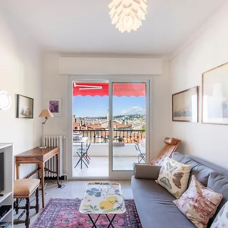 Azur Balcony Classic Charm With View Appartement Nice