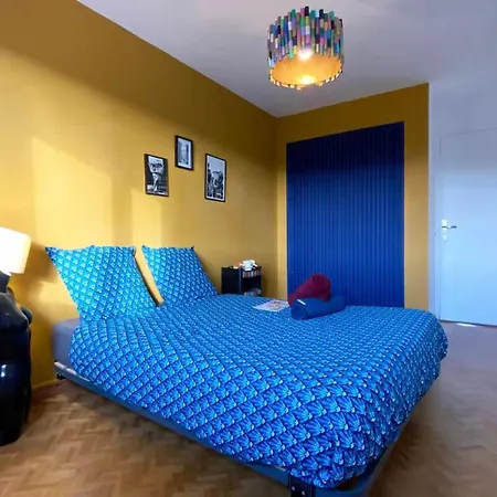 Apartment Panoramic Sea View - Terrace - Air Conditioning - 2 Bedrooms - Wifi - Kitchen - Tram Nice