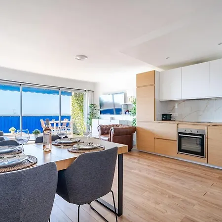 Sea View And Premium Comfort With Ac And Wifi Apartment Nice