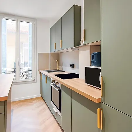 Le Cocon De Nice T2 Une Chambre A Coucher Salon Avec Cuisine Equiper Plage Terrasse