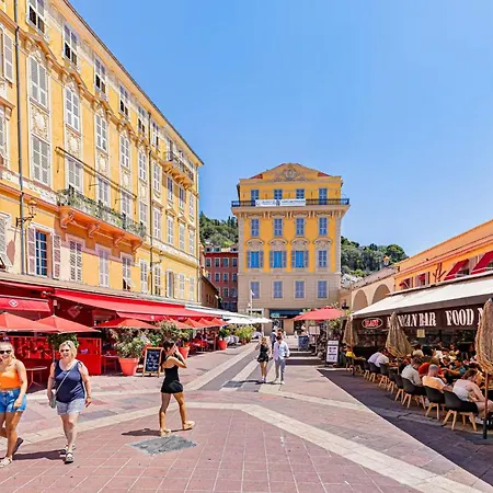 Le Cocon De Nice T2 Une Chambre A Coucher Salon Avec Cuisine Equiper Plage Terrasse * Nice