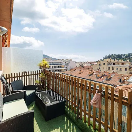Open Sky Terrace Lage 1 Bdr & Parking Appartement Nice
