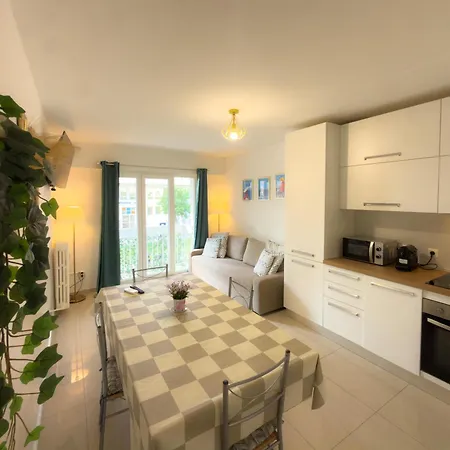 Apartment Californie 8pers Parking Ac Wifi Nice