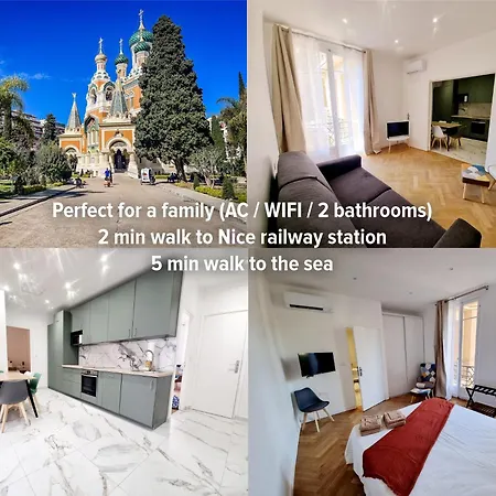 Spacious Family Near Sea - Apartment