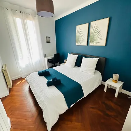 Superbe Appartement 2 Pieces Lumineux, Proche De La Plage, Climatise Apartment Nice
