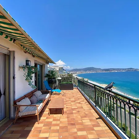 2p Panoramic Sea View Wi-fi Ac Apartment