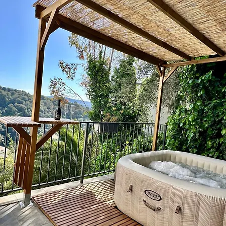 Romantique Avec Jacuzzi Prive - Apercu - Terrasse - Parking Gratuit Apartment Nice