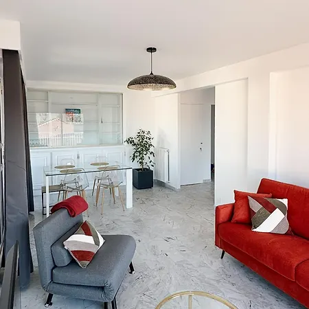 Apartment Lympia, Climatisation - Belle Vue - Parking Nice