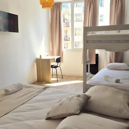 T3 Neuf Climatise 8 Pers Proche Apartment Nice