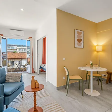 Apartment Renting - Risso - Cocoon Design Massena Paillon Balcony View & Lift Nice