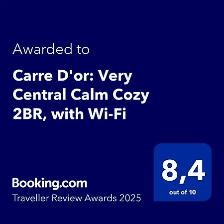Carre D'or: Very Calm Cozy 2br, With Wi-fi Appartement *