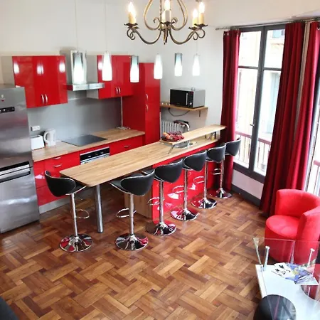 Appt 3 Chambes Au Coeur De Nice-5 Mns Plages Apartment *