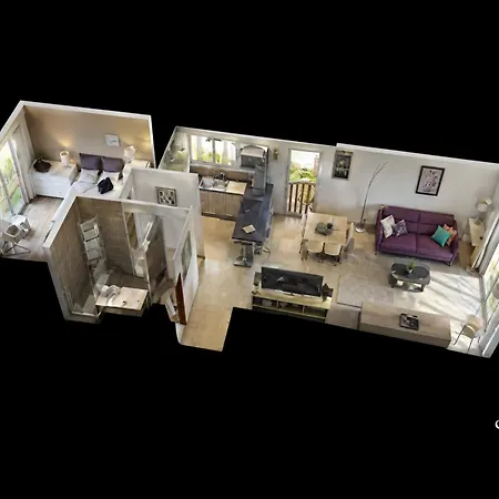 Casa-martine Vue Sur Et Parking Prive * Nice