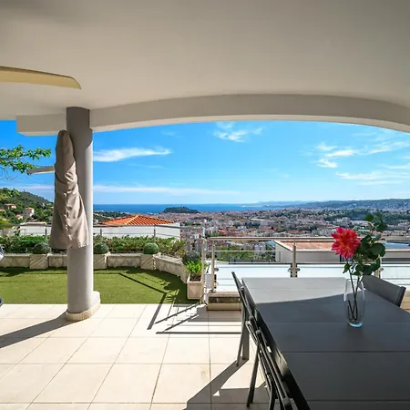 Sunset Panoramic View And Hot Tub Villa Nice