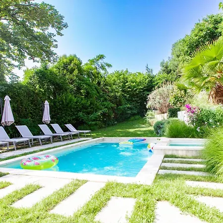 S2 Staywizus - House For 12p Swiming Pool Ac Bbq 10 Mins From Sea Nice