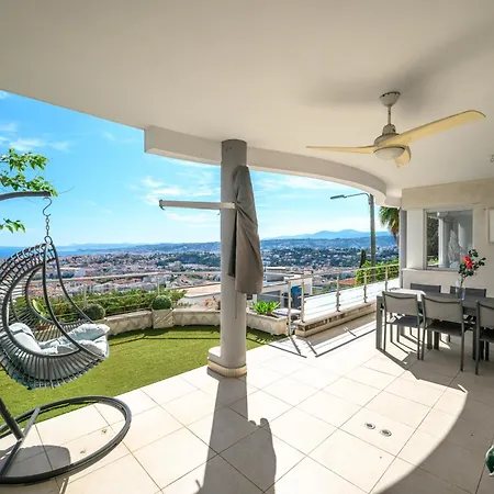 Sunset Panoramic View And Hot Tub Villa Nice