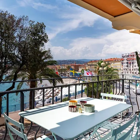 Promenade, View On Bay, Sunny Terrace, 4 Guests, 2 Bedrooms Ac Apartment *
