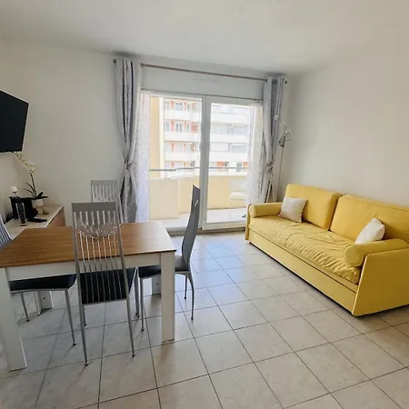 Azurea 2p Lumineux, Plage, Parking, Clim * Nice