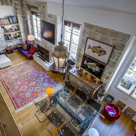 Apartment Artist Loft Duplex Jack Sparrow Air Conditionne Et Parking Nice