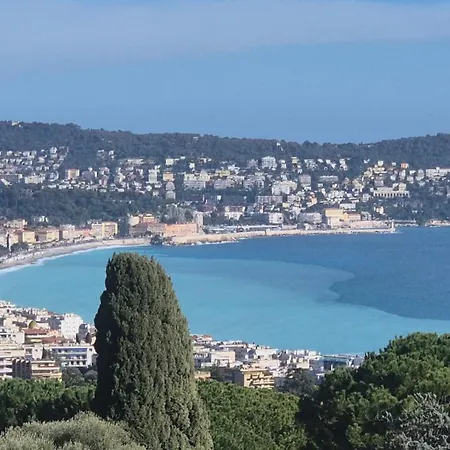 Wonderful View - 2br Fabron - Parking Apartment Nice