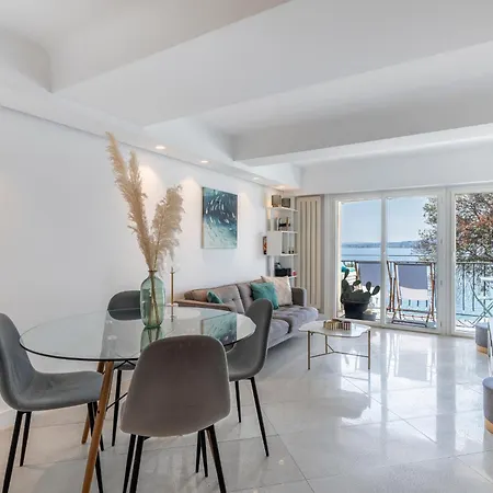 Apartment Promenade, View On Bay, Sunny Terrace, 4 Guests, 2 Bedrooms Ac
