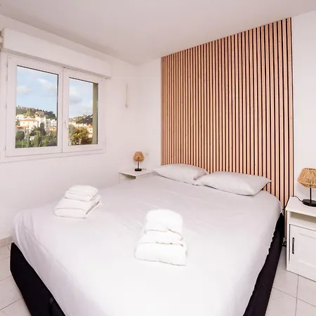 #47 Staywizus - Californie 1 Bdr Ac Garage Sea View Terrace 1 Min To Apartment Nice