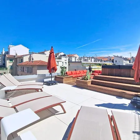 Nestor&jeeves - Julianna Rooftop - Jacuzzi - Sauna Apartment Nice