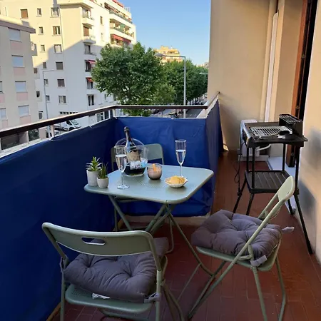 Sea La Vie - Cosy Climatise-balcons-proche Nice