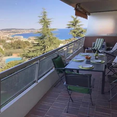 Large Terrace, Sea View, Pool, Floor, 1bedroom, Air-conditioned, Parking Apartment Nice