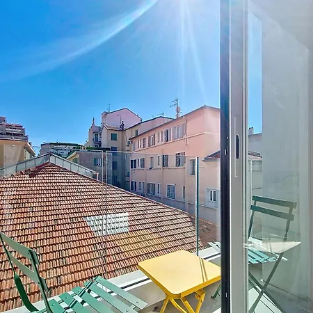 Nestor&jeeves -studio Anna- Balcony, Ac, Walk To Nice