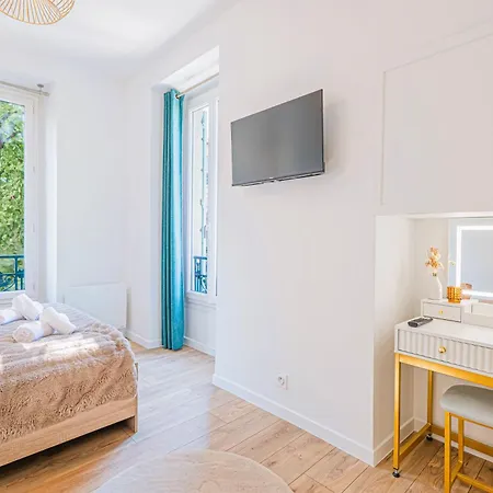 5 People, 4 Beds - Heart Of Gambetta - Renovated - Air Conditionning Nice