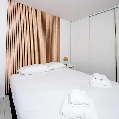 #47 Staywizus - Californie 1 Bdr Ac Garage Sea View Terrace 1 Min To Apartment