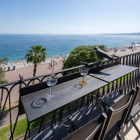 Balcon Vue Promenade Des 3 Apartment Nice