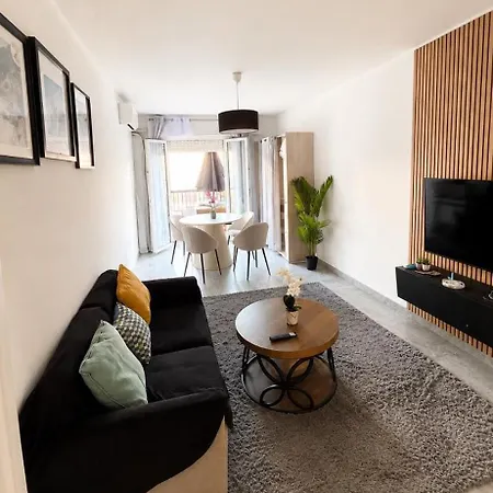 Superbe 3 1 Salon Cosy Et 2 Grandes Terrasses Moderne Tram A 2 Min 6 Personnes Apartment