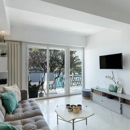 Promenade, View On Bay, Sunny Terrace, 4 Guests, 2 Bedrooms Ac Apartment