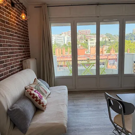 Apartment Promenade Terrace Tram 1 Min Away Nice
