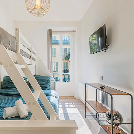 5 People, 4 Beds - Heart Of Gambetta - Renovated - Air Conditionning Apartment Nice