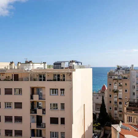 #47 Staywizus - Californie 1 Bdr Ac Garage Sea View Terrace 1 Min To