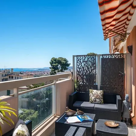 Superbe 2p Terrasse Vue Quartier Cimiez Apartment *